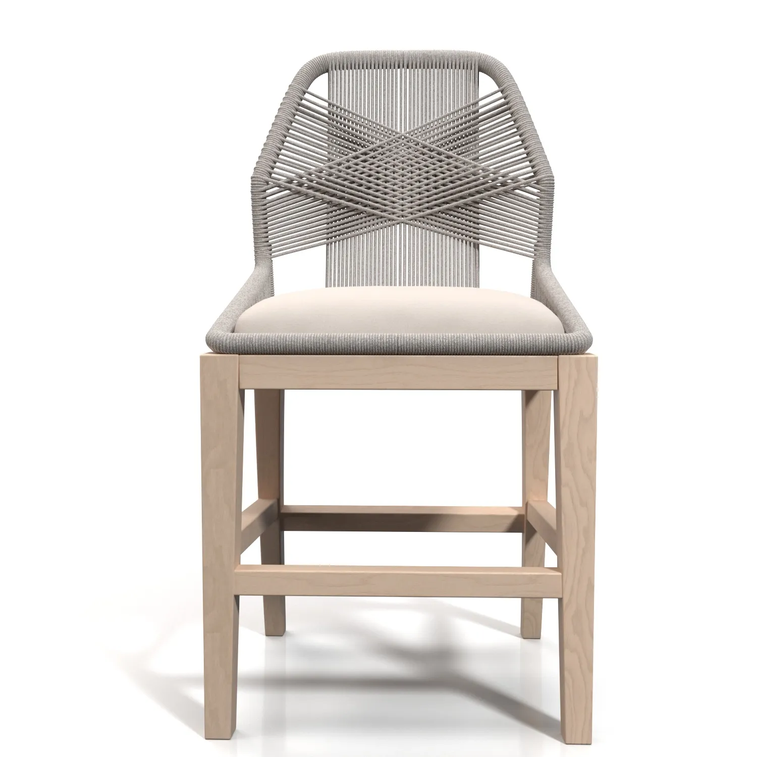 Loom Outdoor Barstool PBR 3D Model_04
